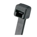 Panduit 3-29/32" L, 3/32" W, Black Plastic Cable Tie, Basic Material: Nylon PLT1M-C00